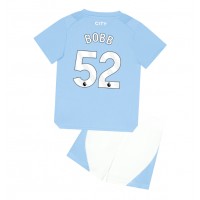 Manchester City Oscar Bobb #52 Hjemmedraktsett Barn 2023-24 Kortermet (+ Korte bukser)